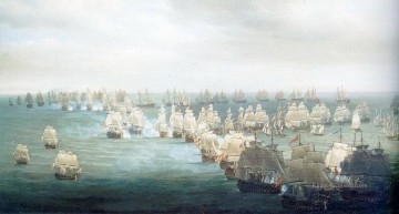 Trafalgar Seekrieg Ölgemälde